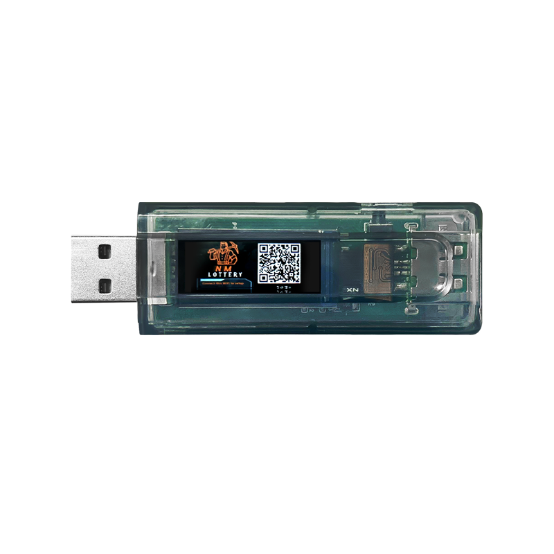 NM USB Chian — ESP32 BTC SOLO Lottery Miner with Ammeter