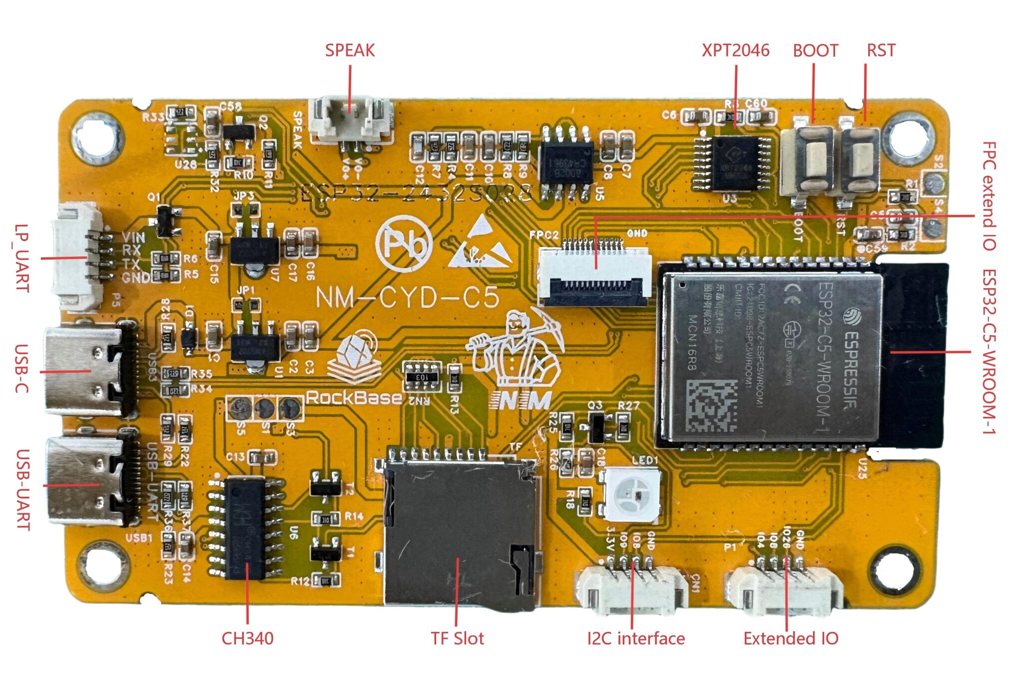 NM-CYD-C5 New Cheap Yellow Display with 2.8