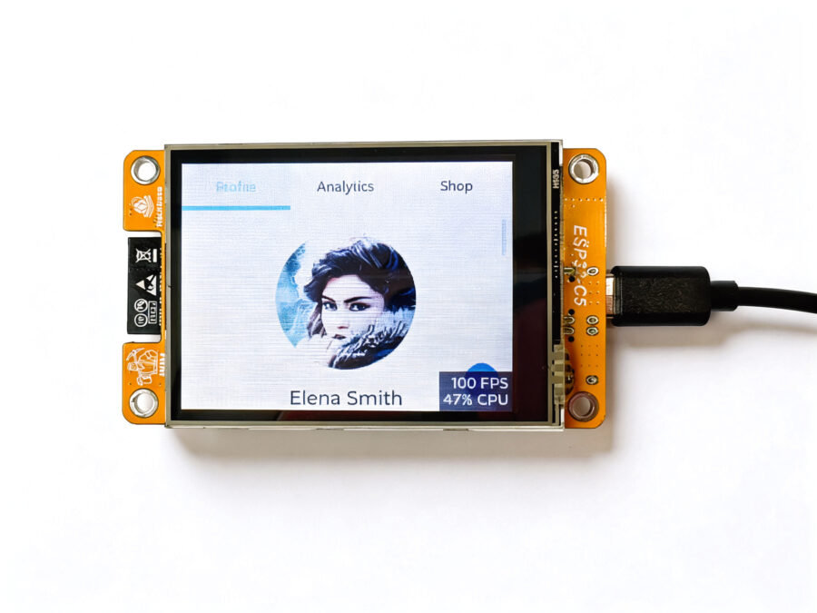 NM-CYD-C5 New Cheap Yellow Display with 2.8" TFT LCD Touchscreen with ESP32-C5