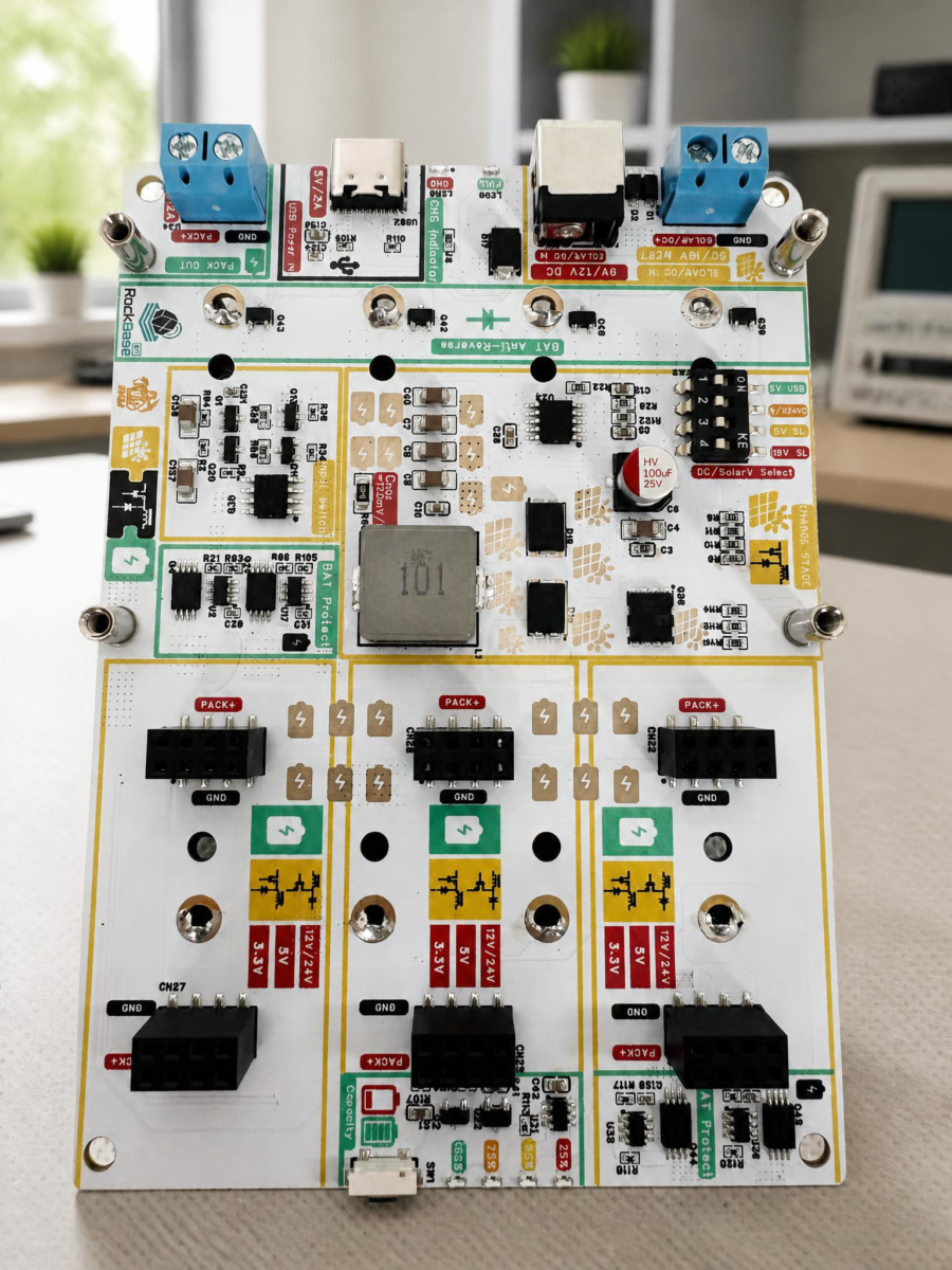 NM-Solar 4.2V/3A Solar Energy-Storage & UPS Durable Power Board for Low-Power IoT
